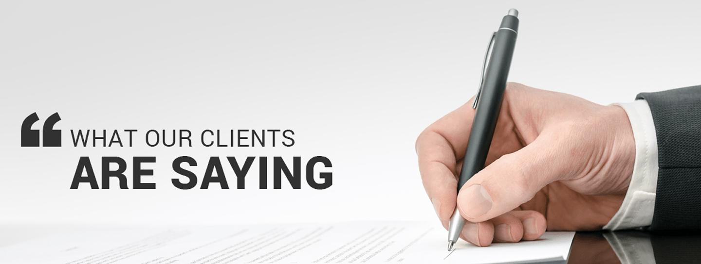 What our clients are saying